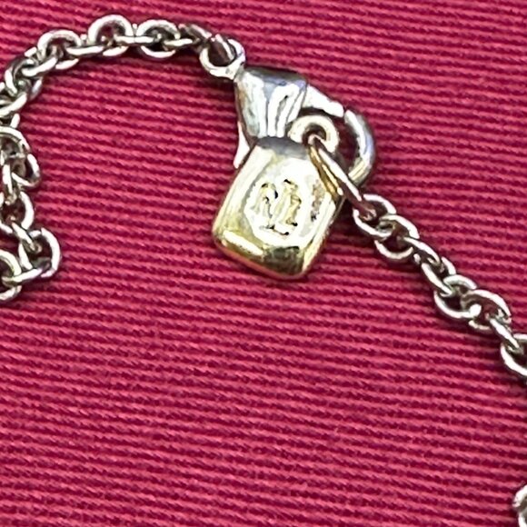 Ralph Lauren Tortoise and Silver Chain Necklace - Picture 3 of 14